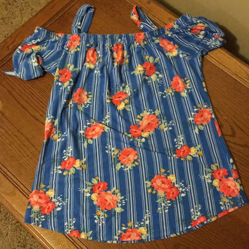 Off the shoulder tank